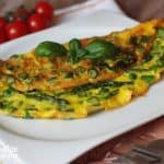 Špargľovo-parmezanova omeleta